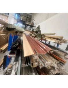Siding PVC Perfil Inicio Nogal 380*2 a 2mm