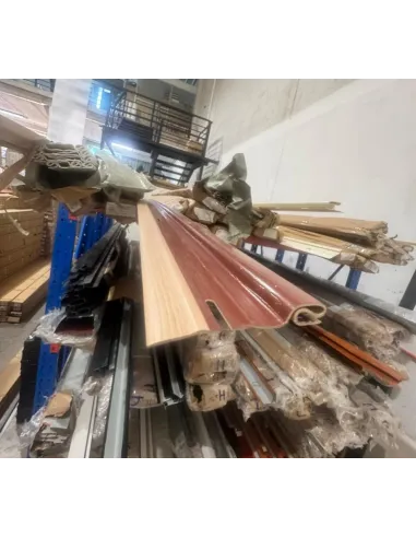 Siding PVC Perfil Inicio Nogal 380*2 a 2mm