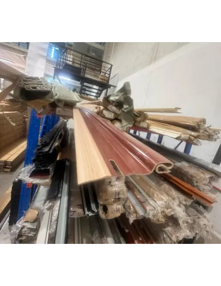 Siding PVC Perfil Inicio Nogal 380*2 a 2mm