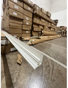 Cielo PVC Perfil Inicio/Fin Blanco 380*3 a 1mm 2