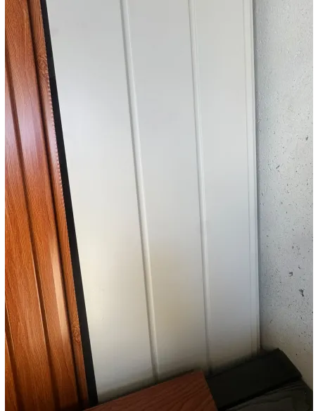 Siding Metálico Blanco 3 Líneas 290*38 a 16mm