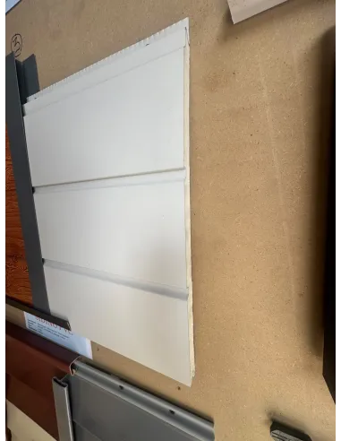 Siding Metálico Blanco 3 Líneas 290*38 a 16mm