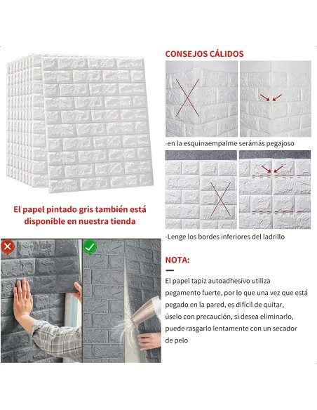 Pack 10 Láminas Papel Mural Caqui 77*70 a 3mm