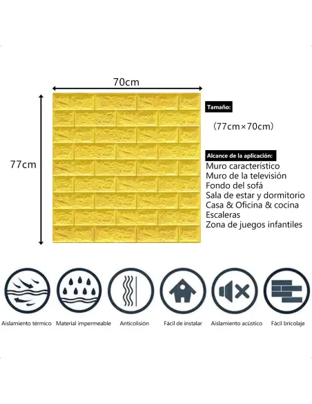 Pack 10 Láminas Papel Mural Negro 77*70 a 3mm