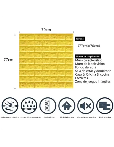 Pack 10 Láminas Papel Mural Blanco 77*70 a 3mm