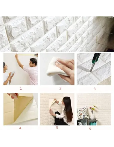Pack 10 Láminas Papel Mural Blanco 77*70 a 3mm