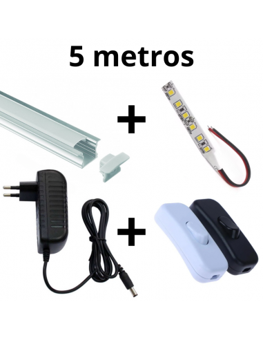 Luz Led Embutida x5 mts