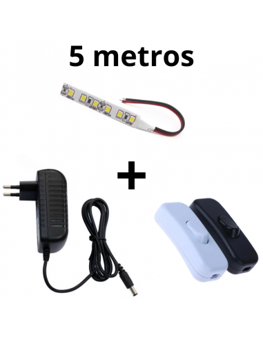 Luz Led NO Embutida x5 mts