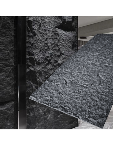 Piedra PU 120x60 - 16mm - Negro