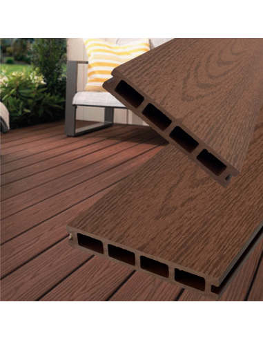 Piso Deck Cedro 220*14.5 a 20mm (Caja 3Unid)